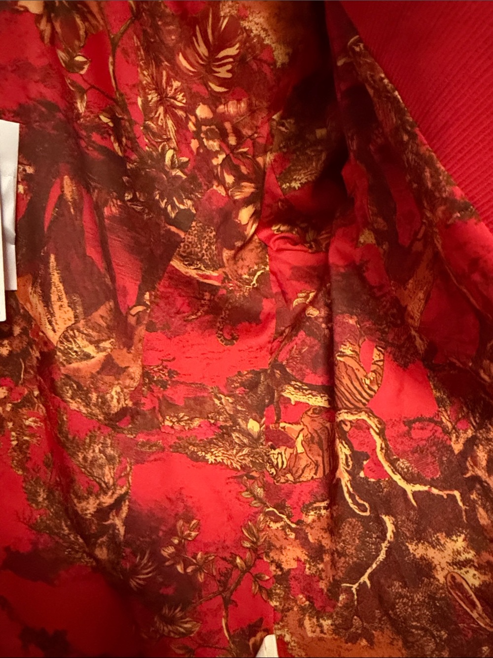 NWT L'Agence Brooke Double-Breasted Crop Blazer in Fire Red. SIZE 10 - Picture 8 of 10